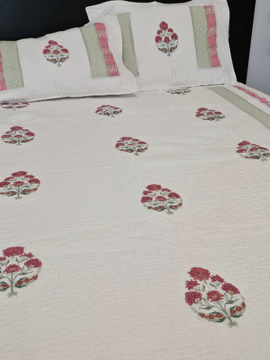 Blossom Grove - LuxuryTouch Quilted Bedspread