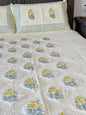 LuxuryTouch Quilted Bedspread in floral designs